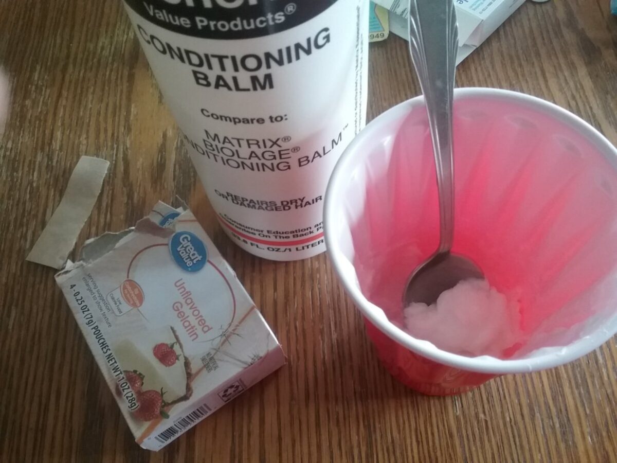 DIY Gelatin Cheap Protein Treatment For Wavy Hair {Before & After Results} Wavy Hair Care